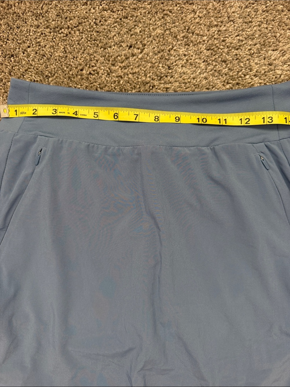 Athleta Lt. blue Soho Skort, Exc Cond., Sz. 4, $18 - Picture 3 of 7